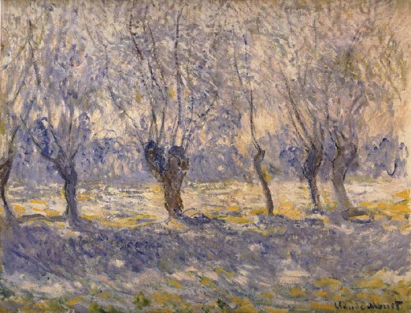 Claude Monet Willows in Haze,Giverny oil painting image